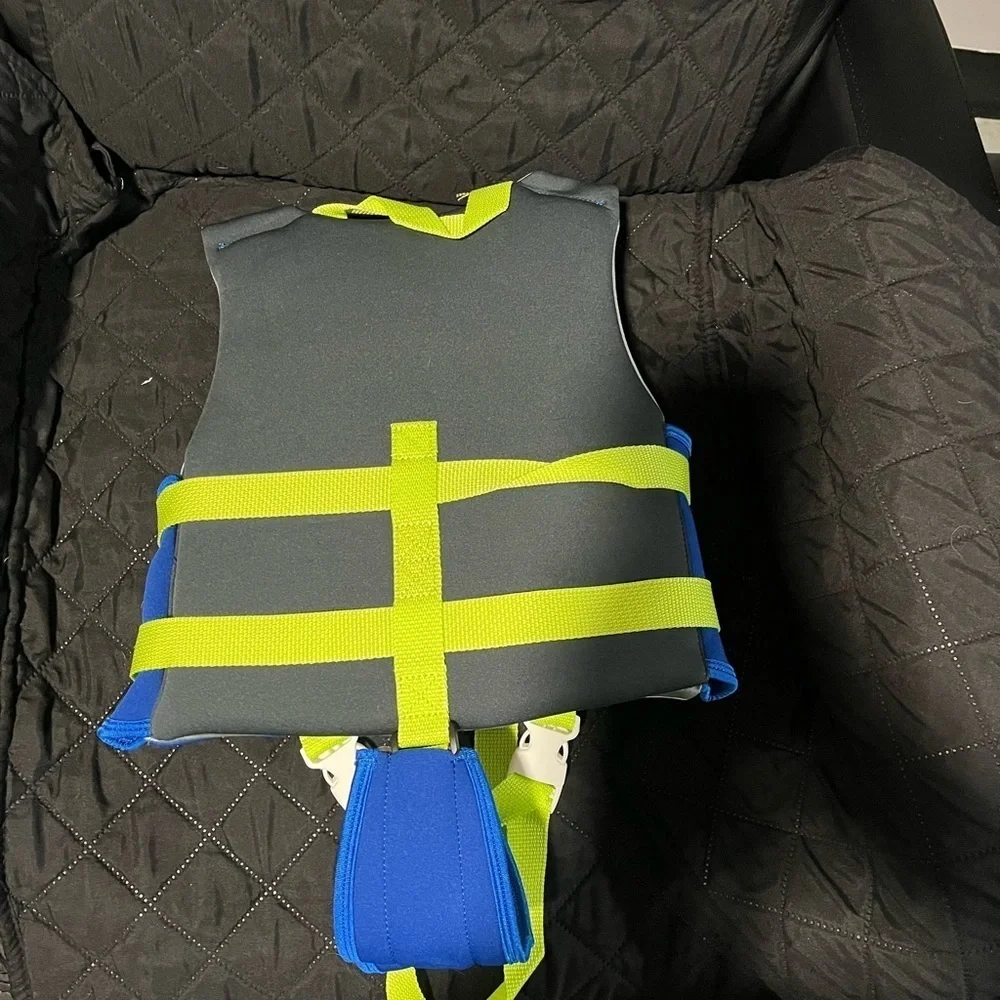 Kids Swim Vest - Blue and Green